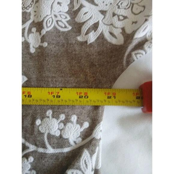 PerSeption Women, Blouse 3/4 open sleeve with buttons, Size XL Floral Print. - Picture 11 of 15